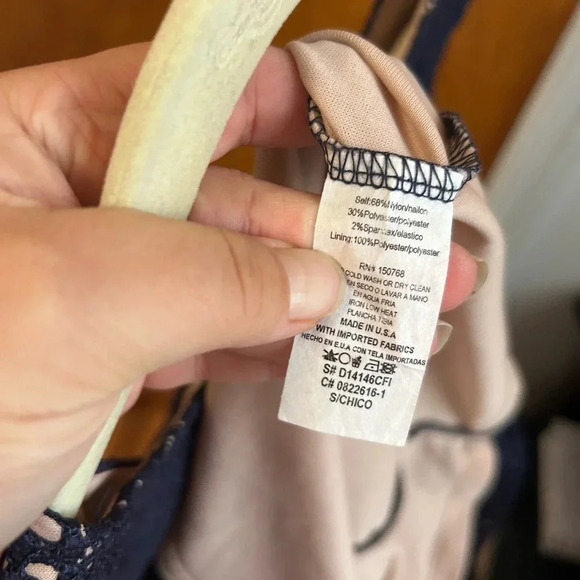 MYSTIC LOS ANGELES LACE OVERLAY CAP SLEEVE DRESS - Picture 4 of 4